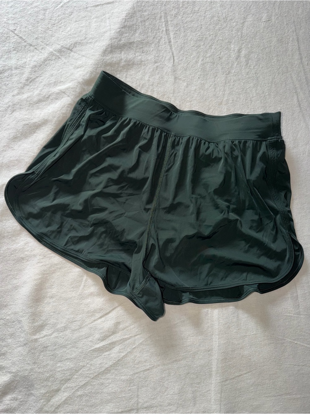 lululemon athletica Women's Dark Green Run/Workout Shorts